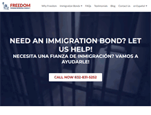 Tablet Screenshot of freedomfederalbondingagency.com